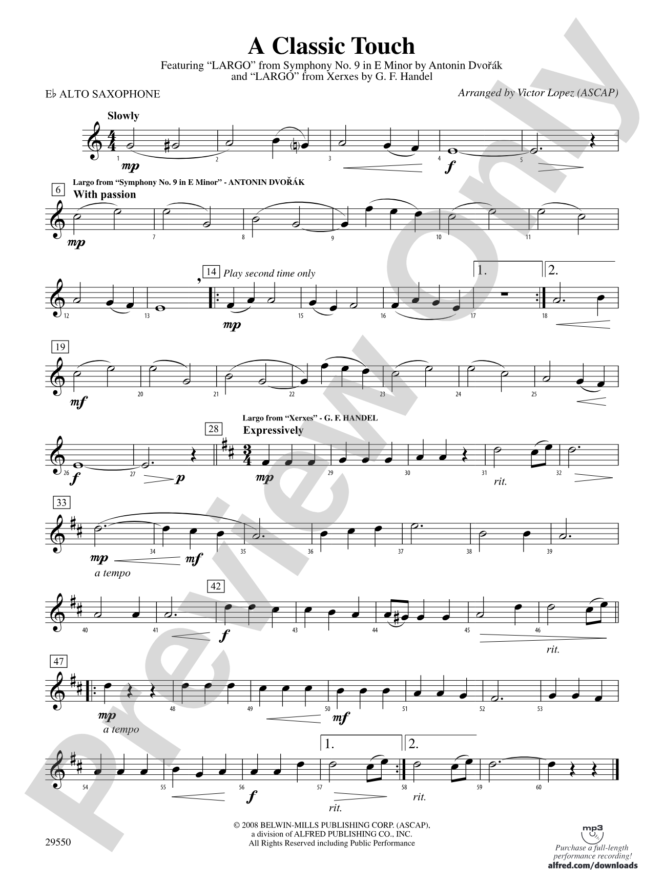 A Classic Touch: E-flat Alto Saxophone
