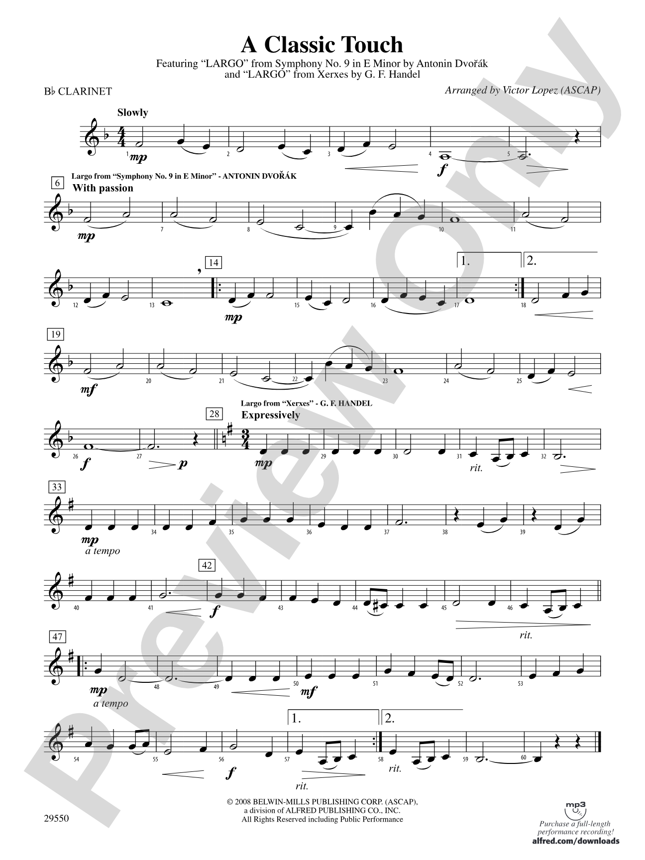 A Classic Touch: 1st B-flat Clarinet
