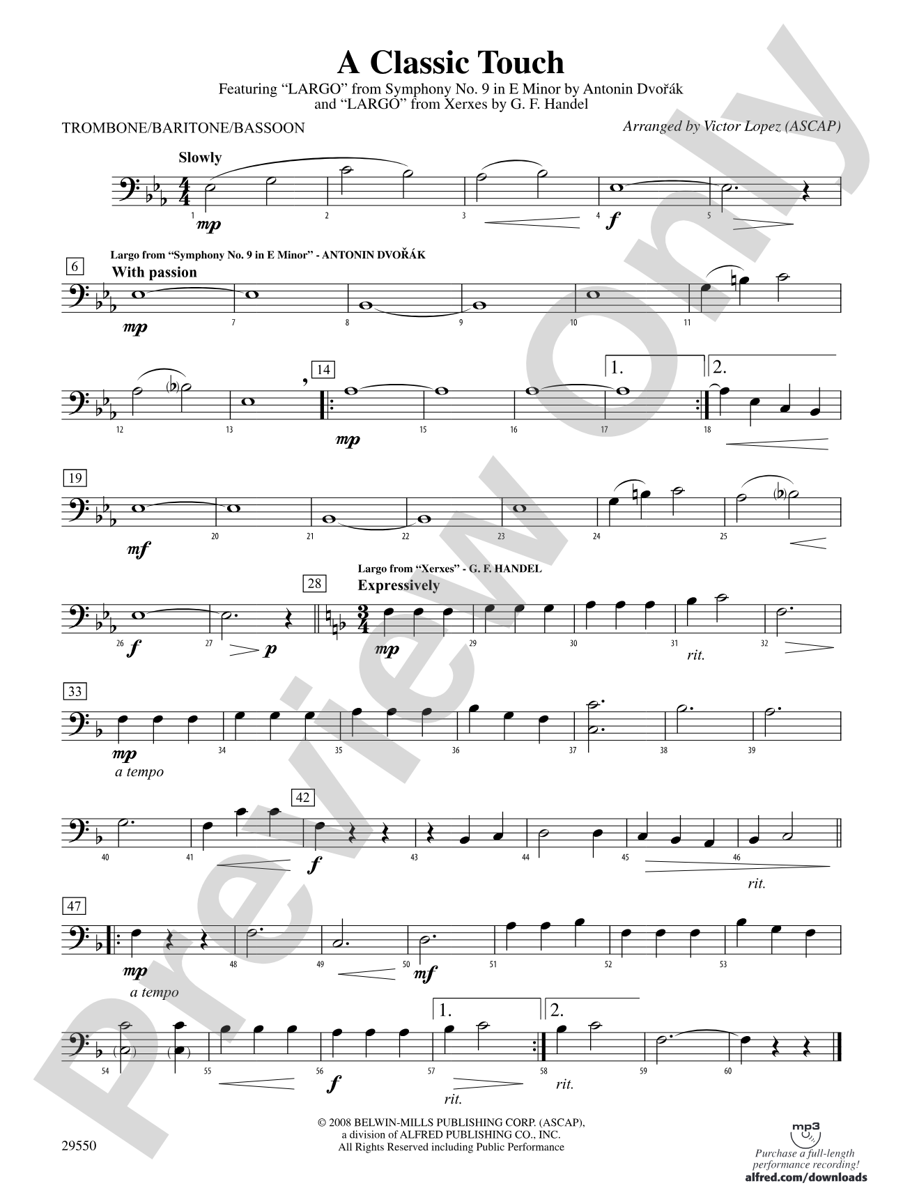 A Classic Touch: 1st Trombone