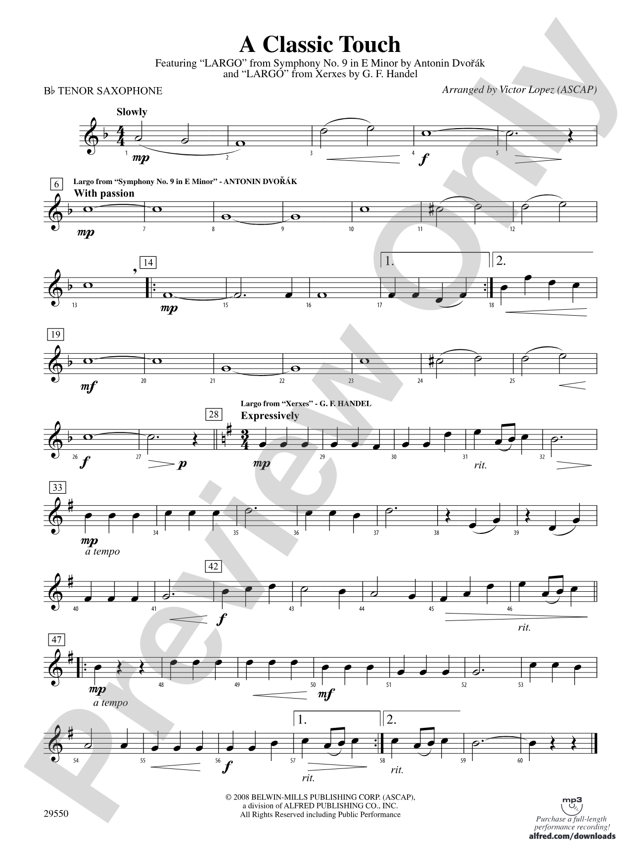 A Classic Touch: B-flat Tenor Saxophone