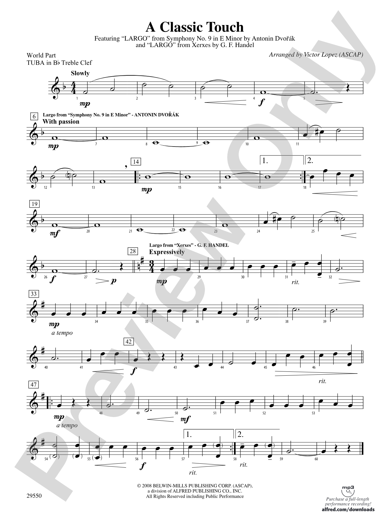 A Classic Touch: (wp) B-flat Tuba T.C.