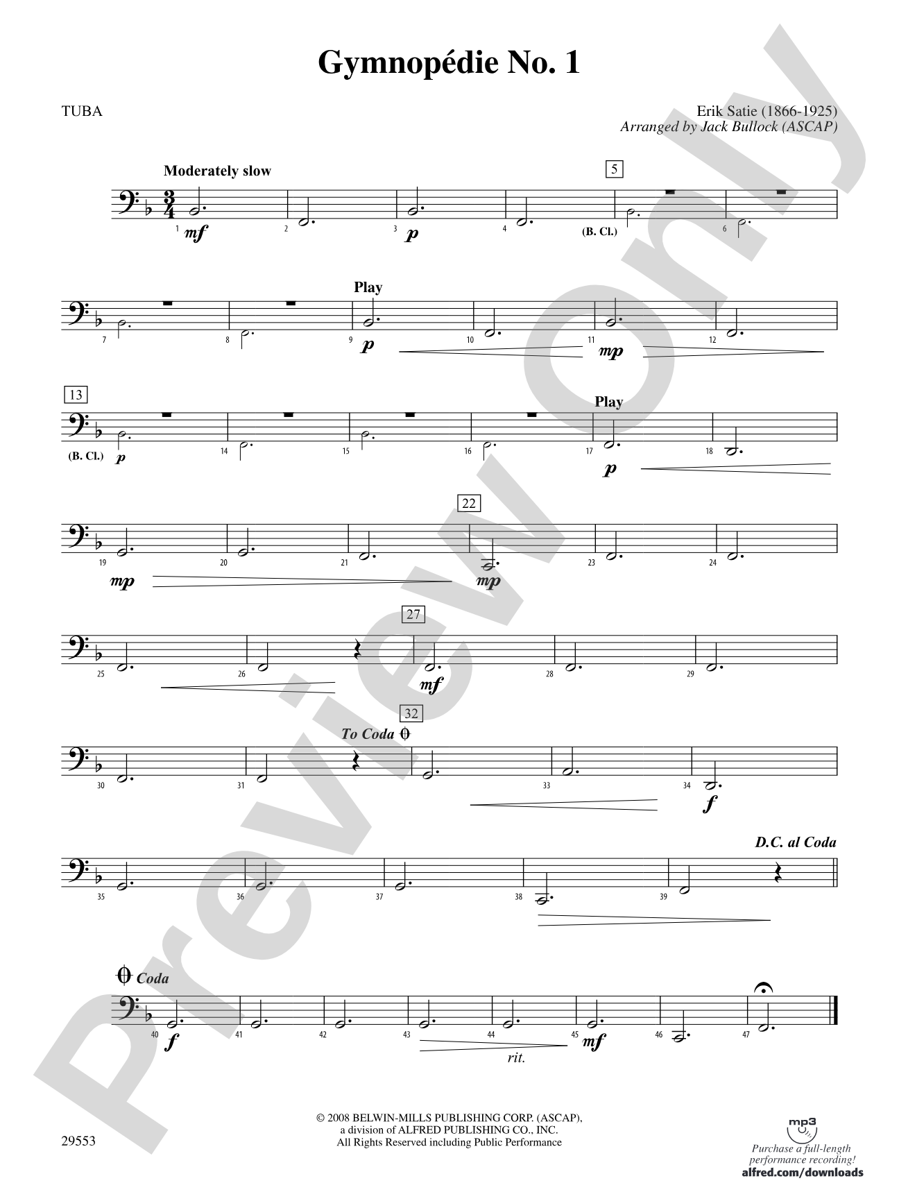 Gymnopedie No. 1: Tuba