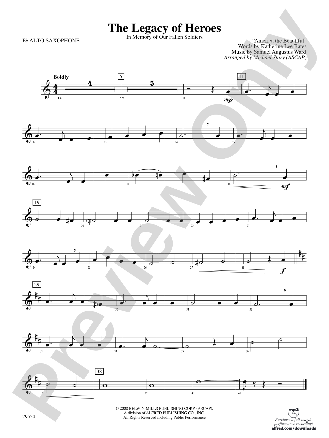 The Legacy of Heroes: E-flat Alto Saxophone