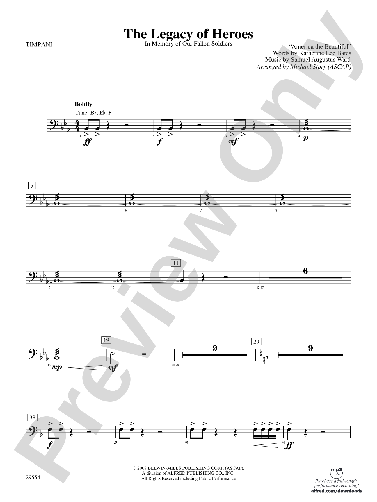 The Legacy of Heroes: Timpani