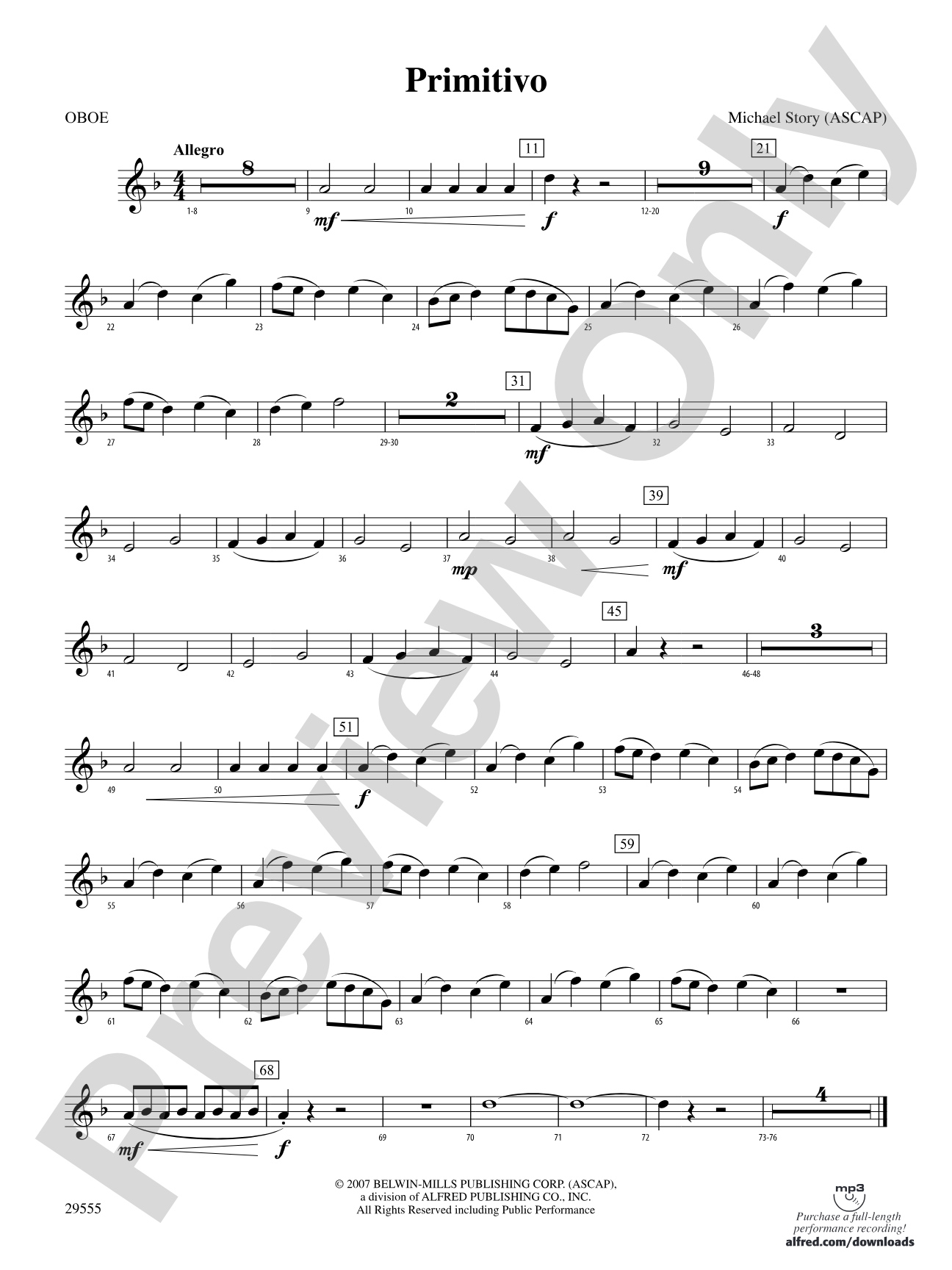 Primitivo: Oboe