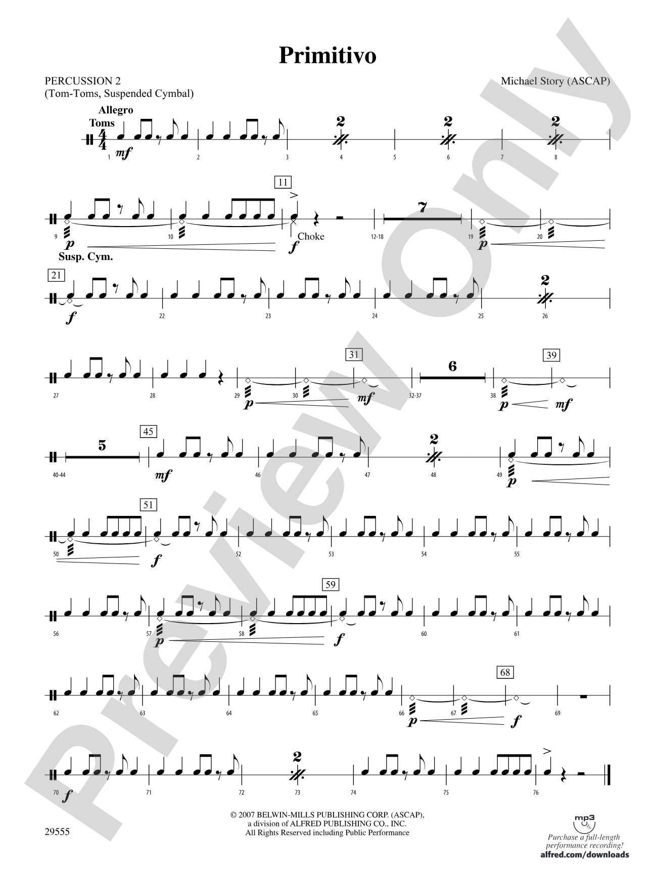 Primitivo: 2nd Percussion