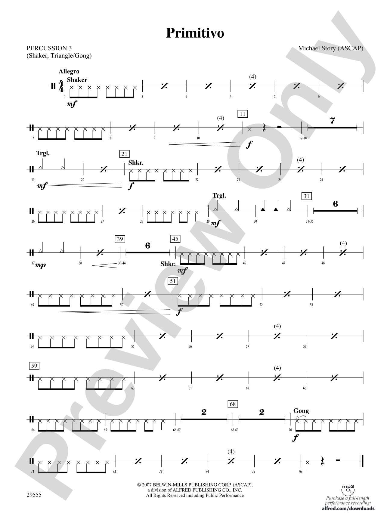 Primitivo: 3rd Percussion