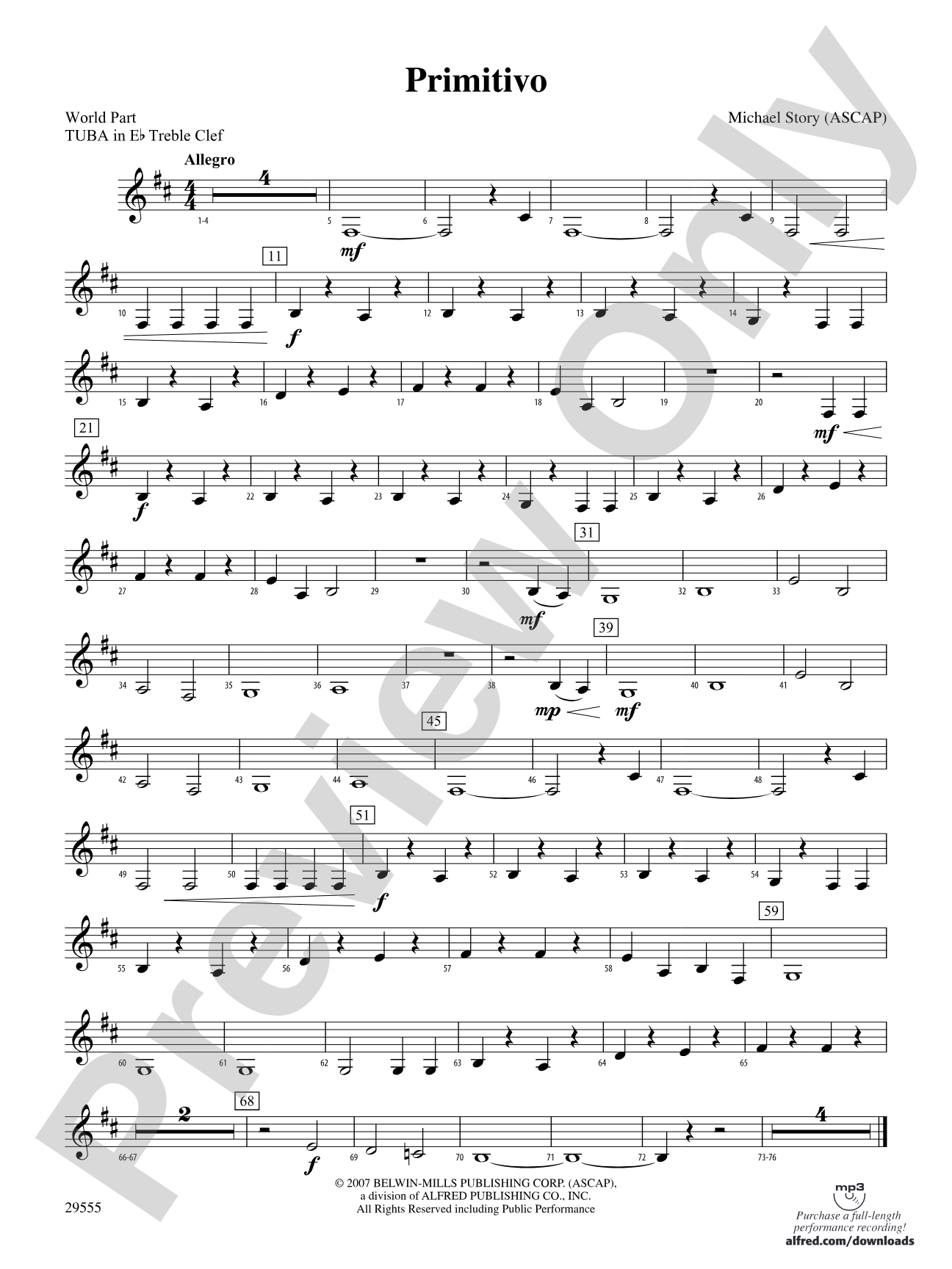 Primitivo: (wp) E-flat Tuba T.C.