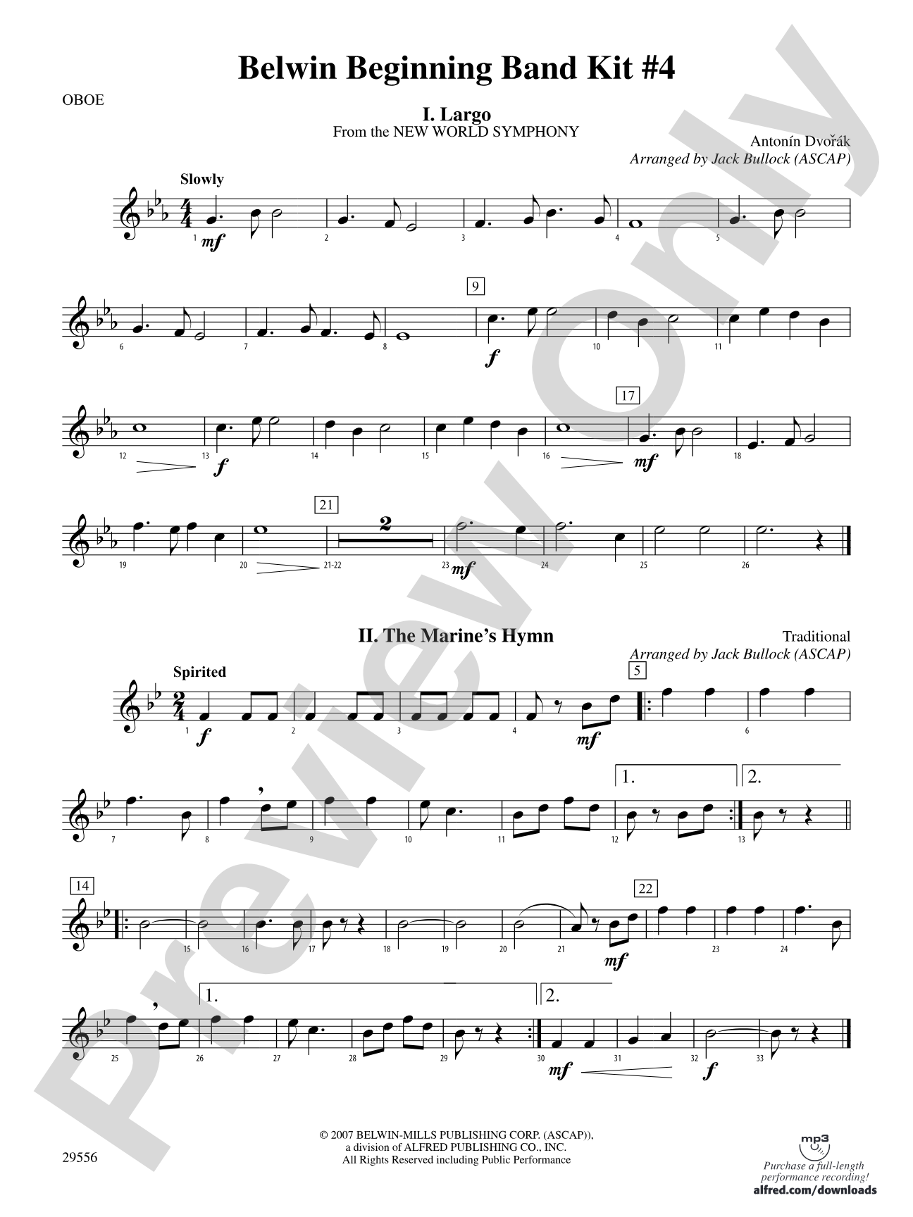 Belwin Beginning Band Kit #4: Oboe