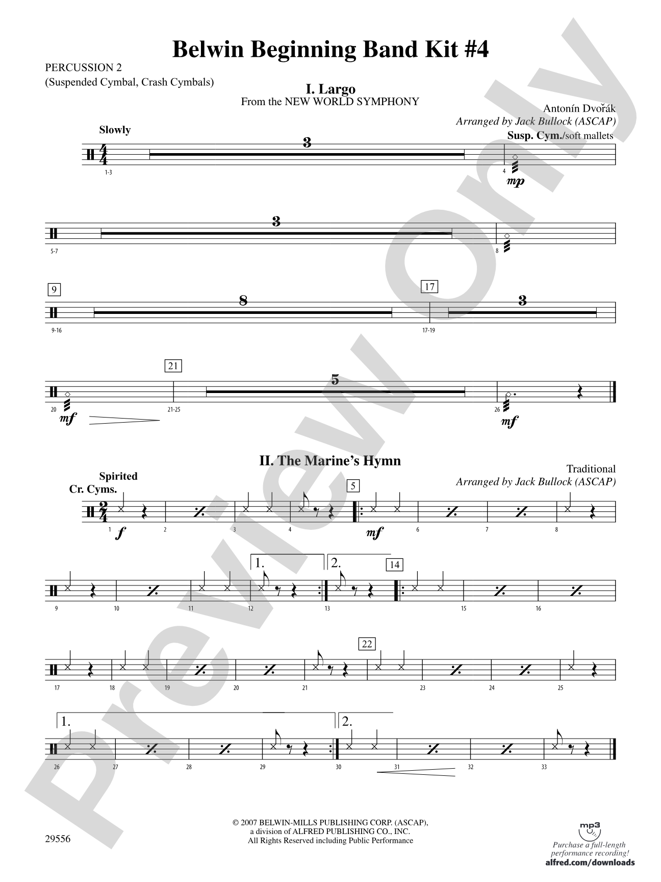 Belwin Beginning Band Kit #4: 2nd Percussion