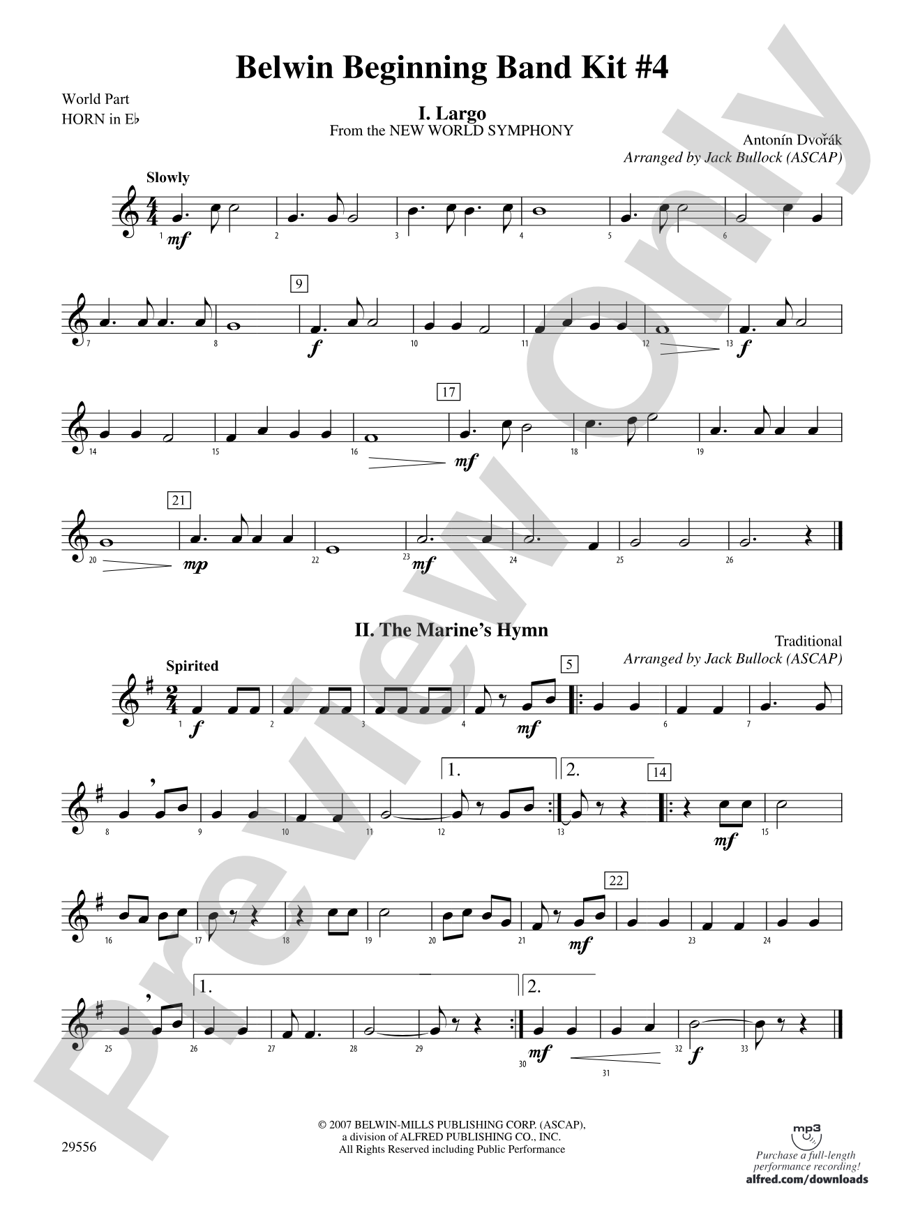 Belwin Beginning Band Kit #4: (wp) 1st Horn in E-flat