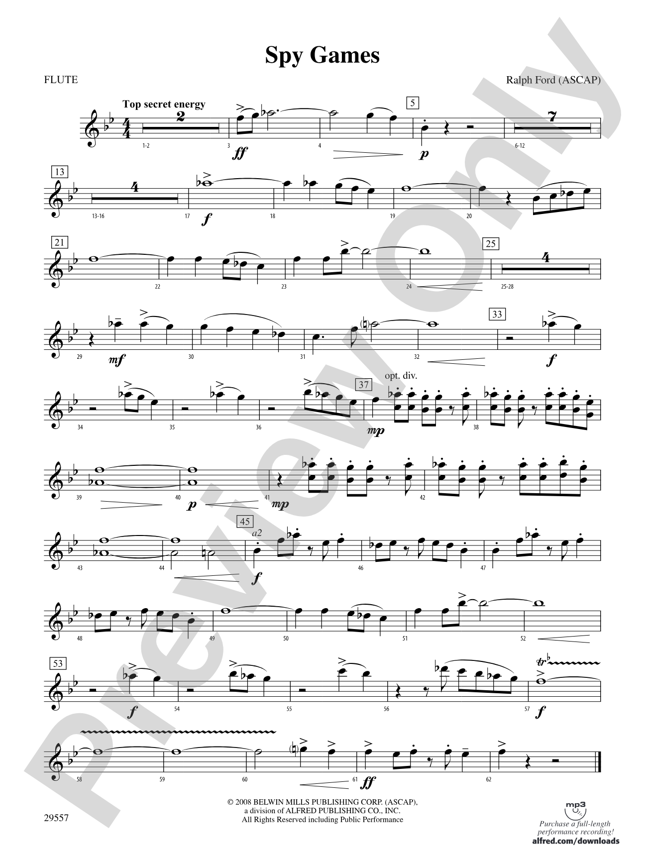Spy Games: Flute