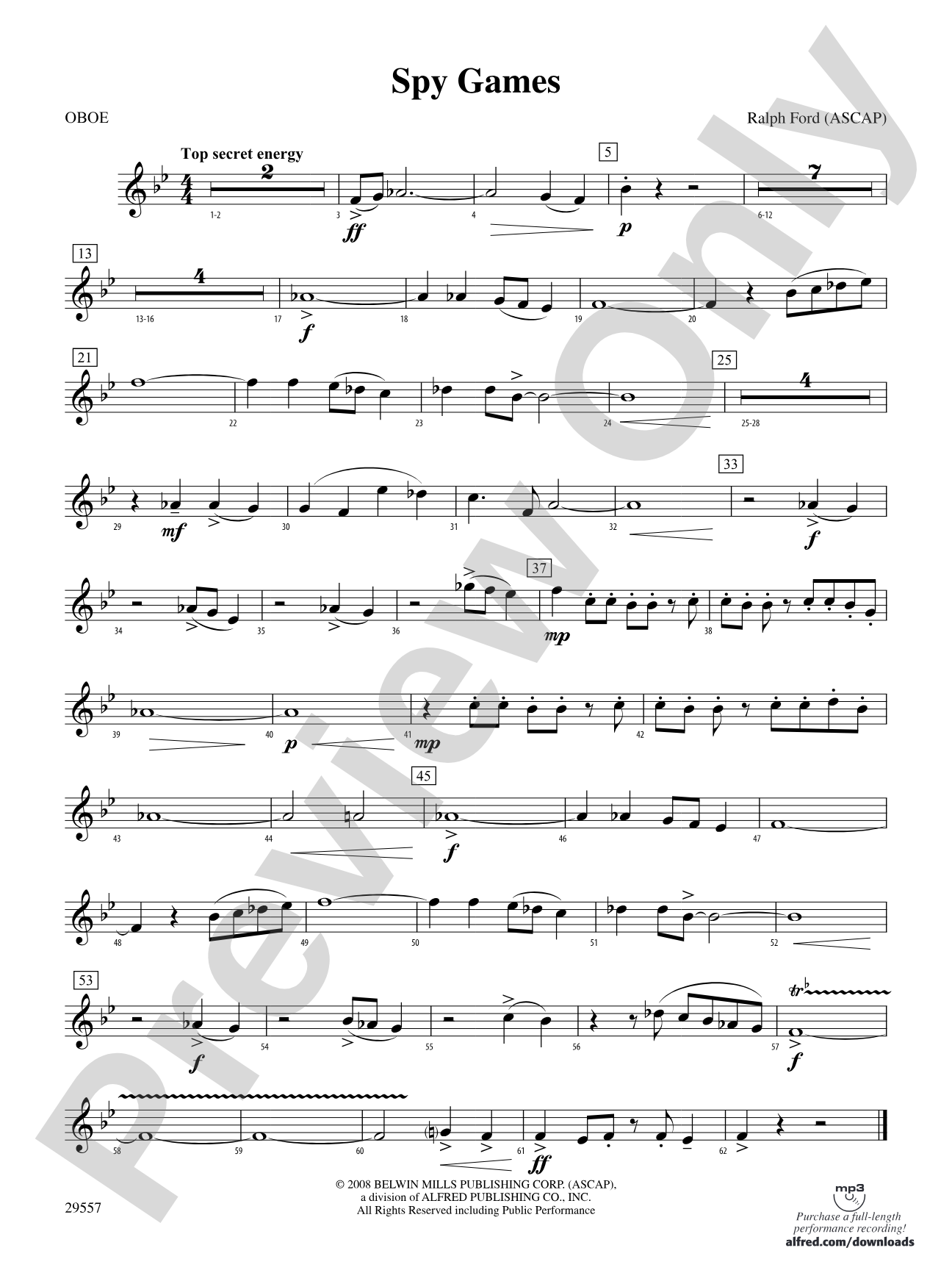 Spy Games: Oboe