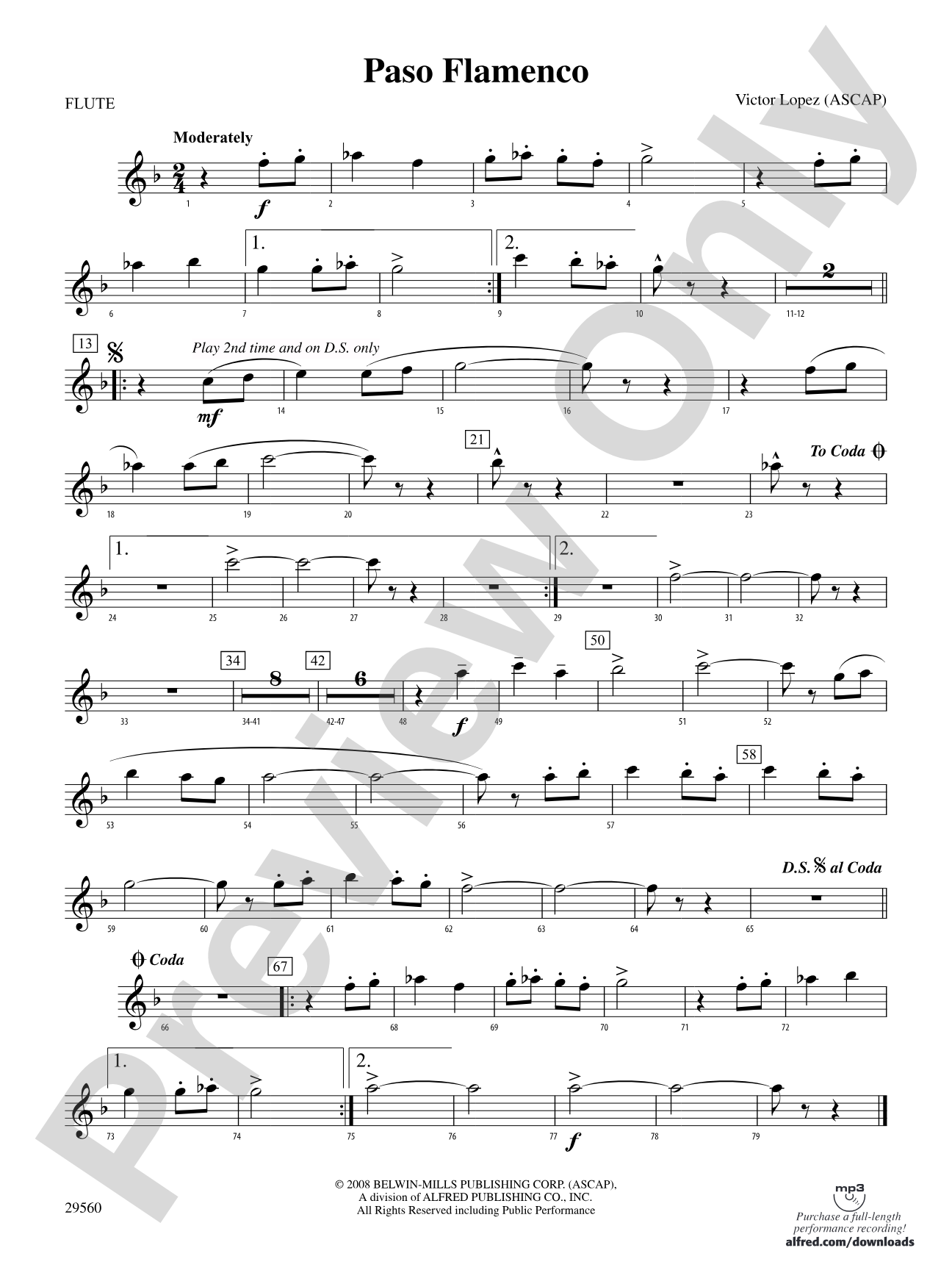 Paso Flamenco: Flute