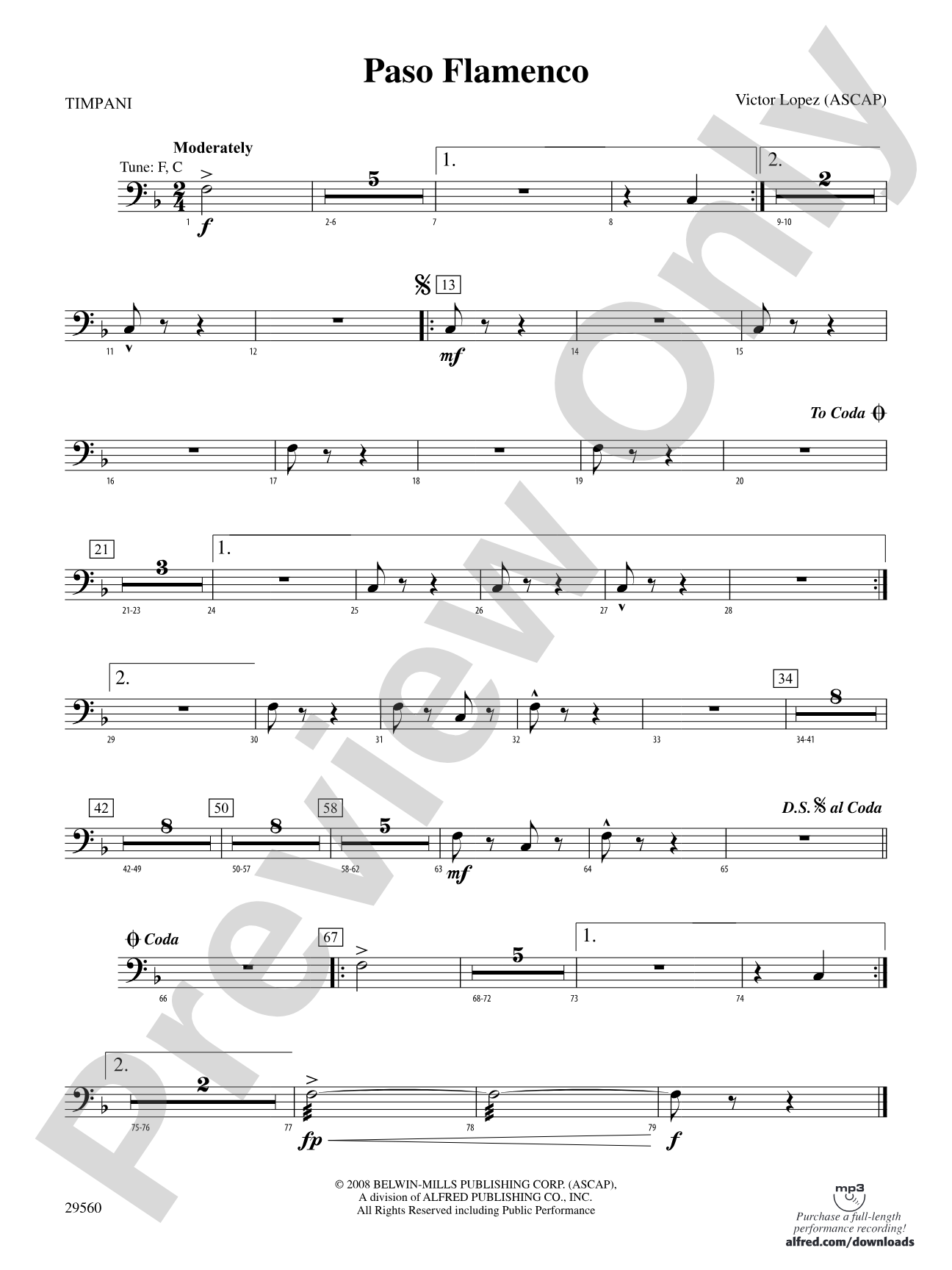 Paso Flamenco: Timpani