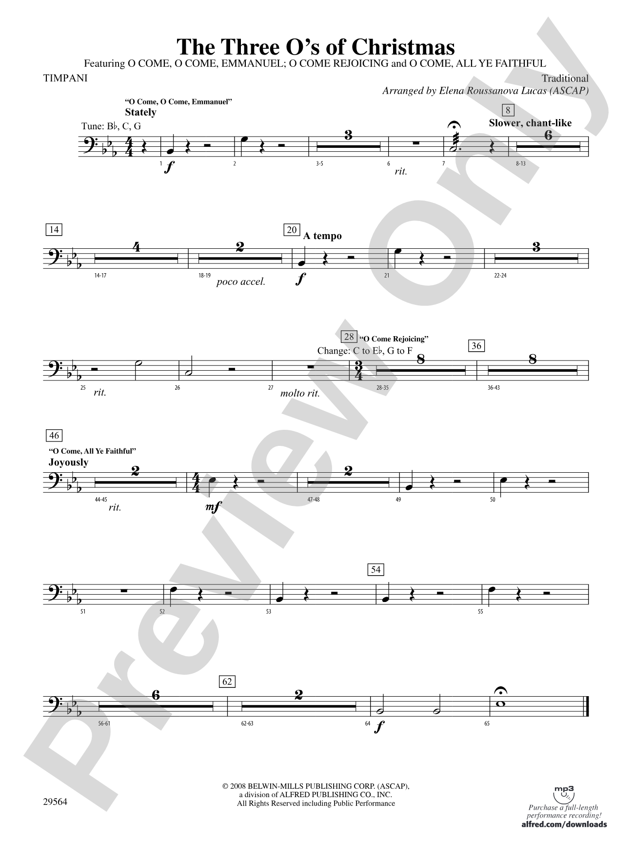 The Three O's of Christmas: Timpani