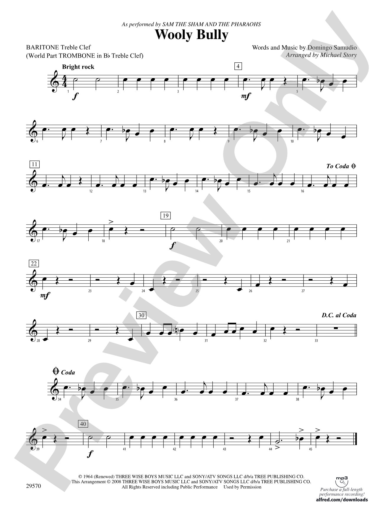 Wooly Bully: Baritone T.C.