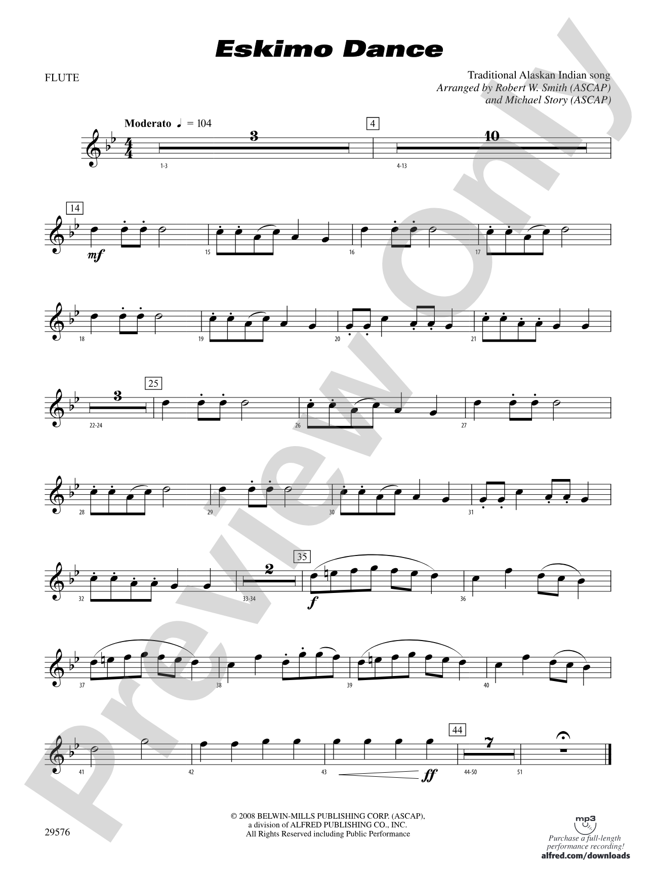 Eskimo Dance: Flute