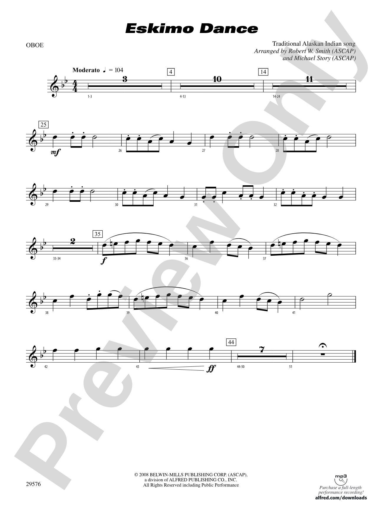 Eskimo Dance: Oboe