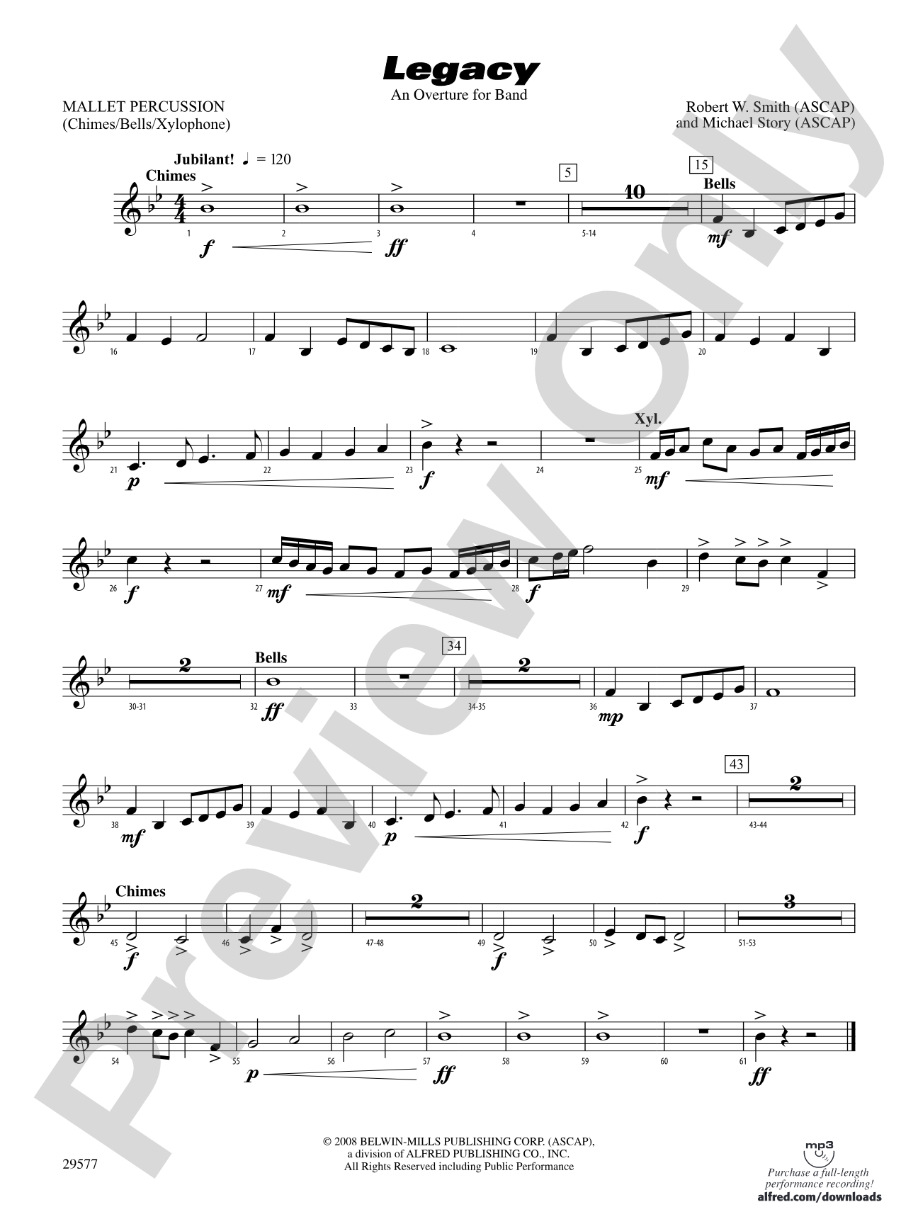 Legacy (An Overture for Band): Mallets