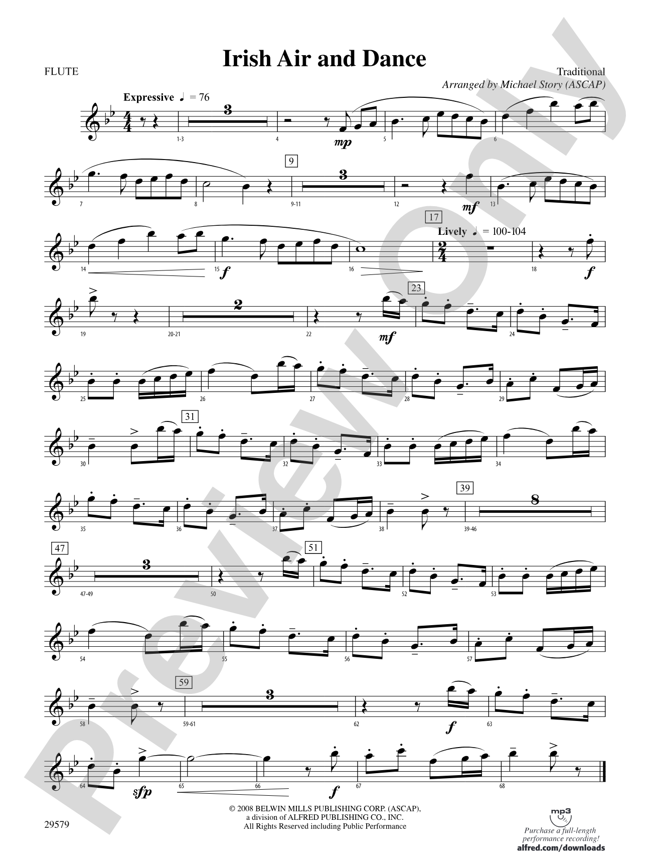 Irish Air and Dance: Flute