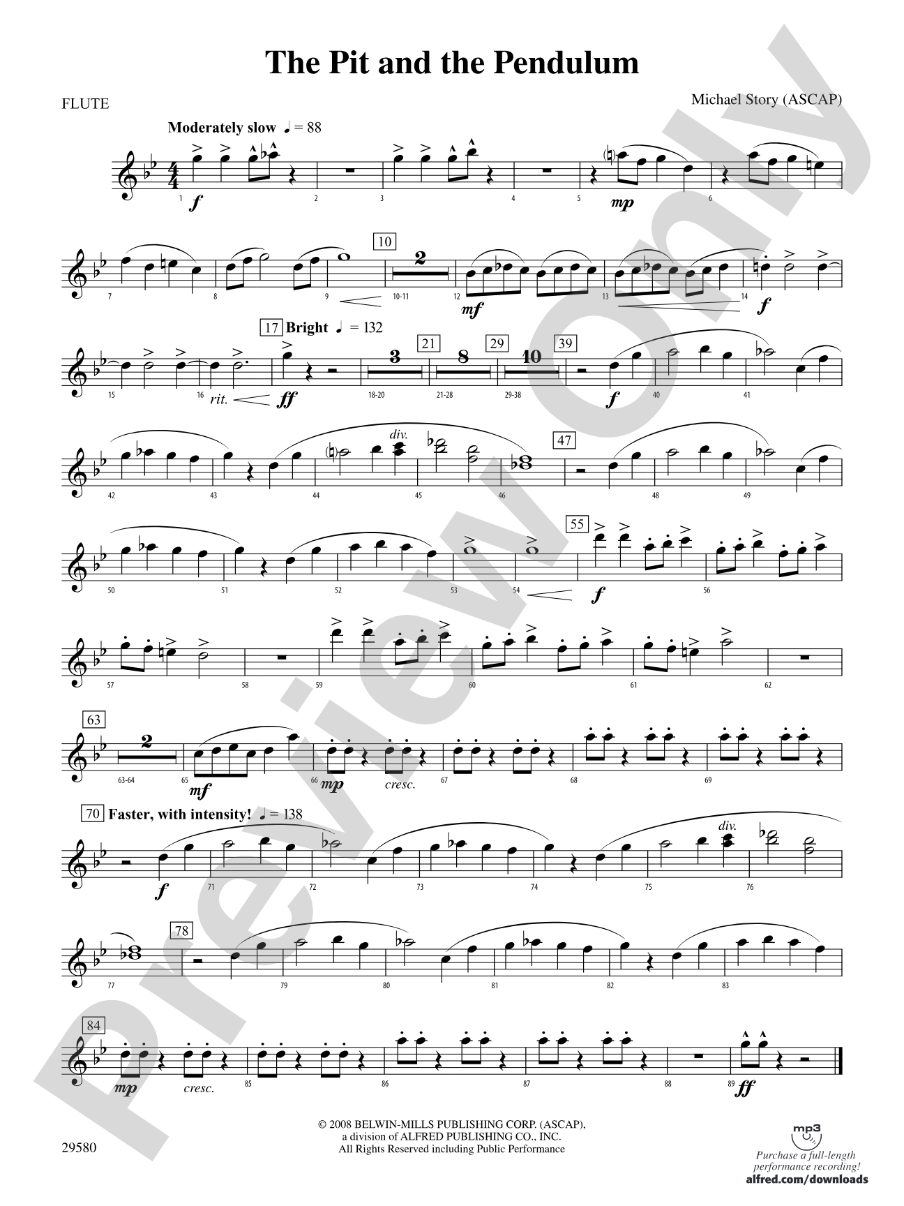 The Pit and the Pendulum: Flute