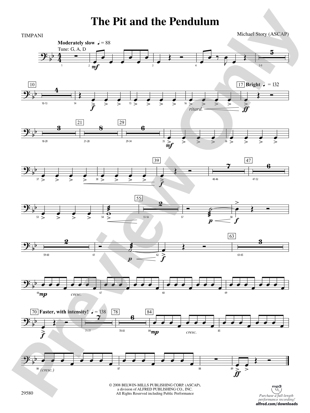 The Pit and the Pendulum: Timpani