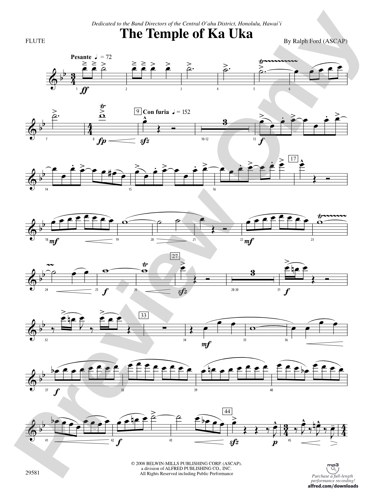 The Temple of Ka Uka: Flute