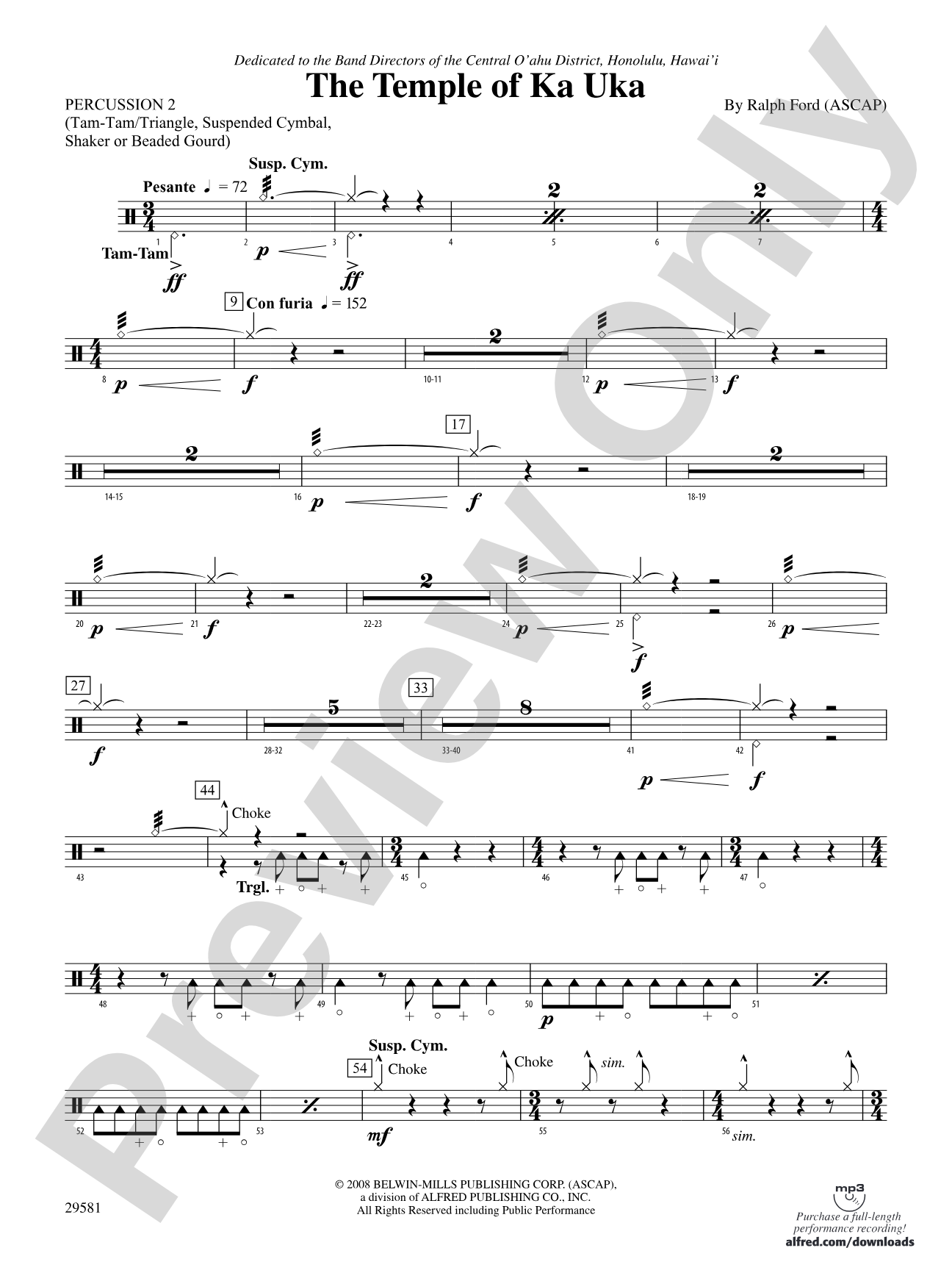 The Temple of Ka Uka: 2nd Percussion