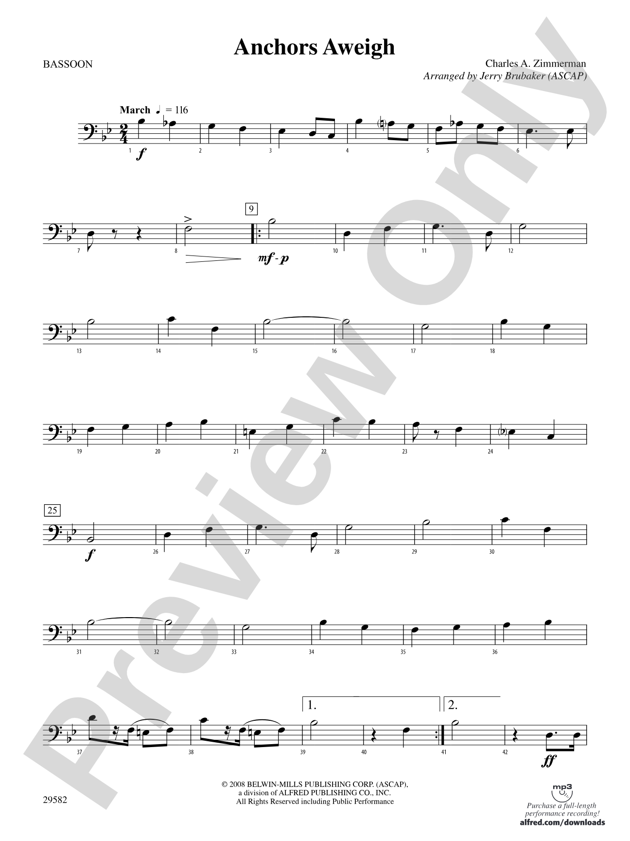 Anchors Aweigh: Bassoon