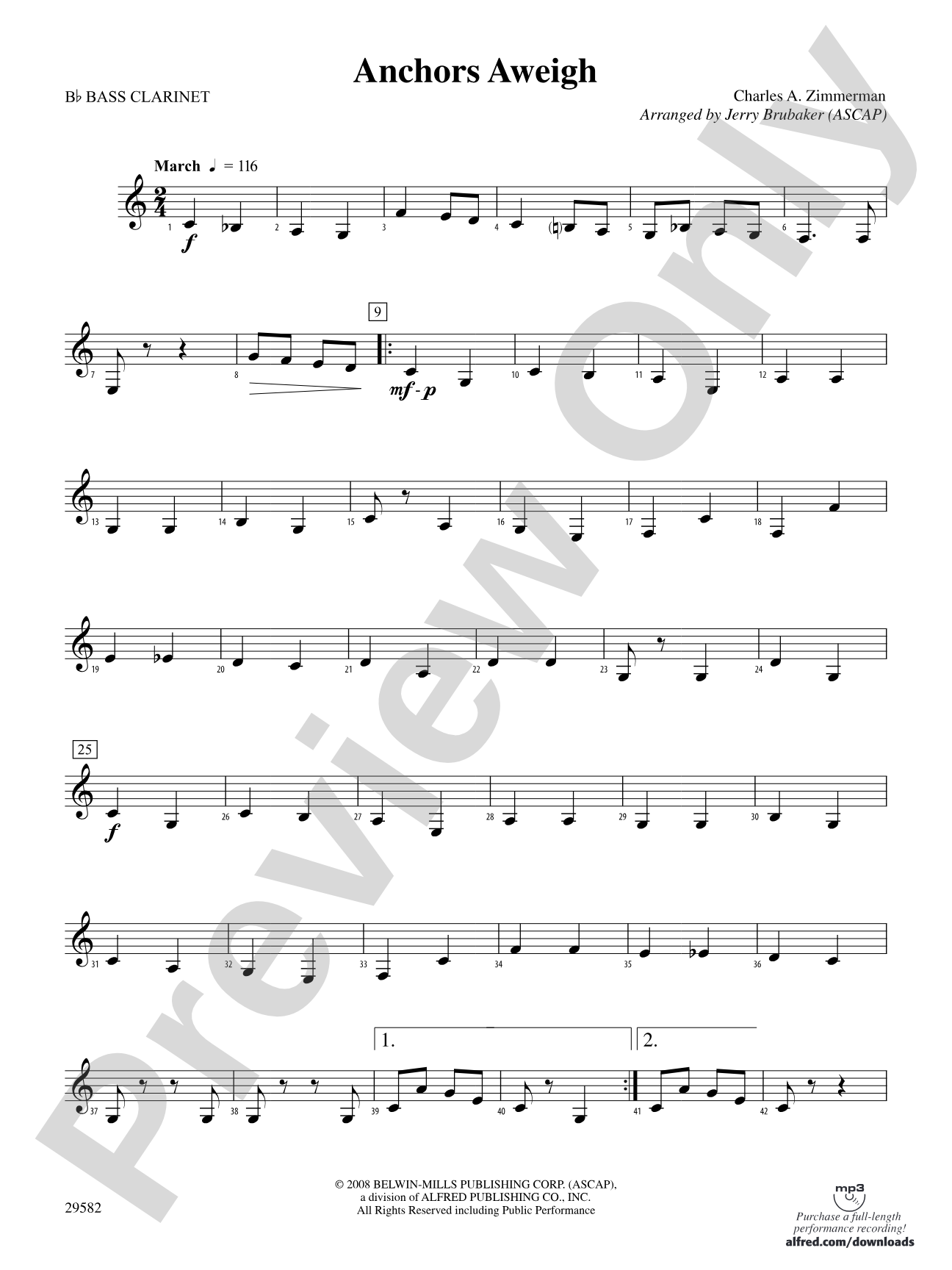 Anchors Aweigh: B-flat Bass Clarinet