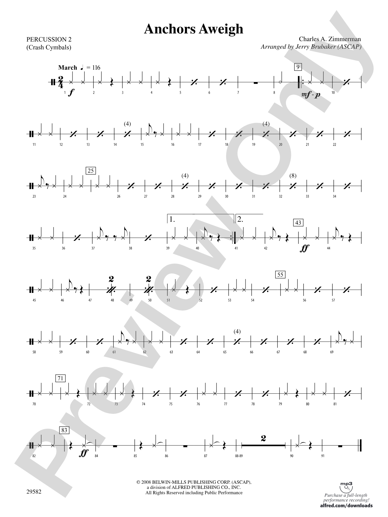 Anchors Aweigh: 2nd Percussion