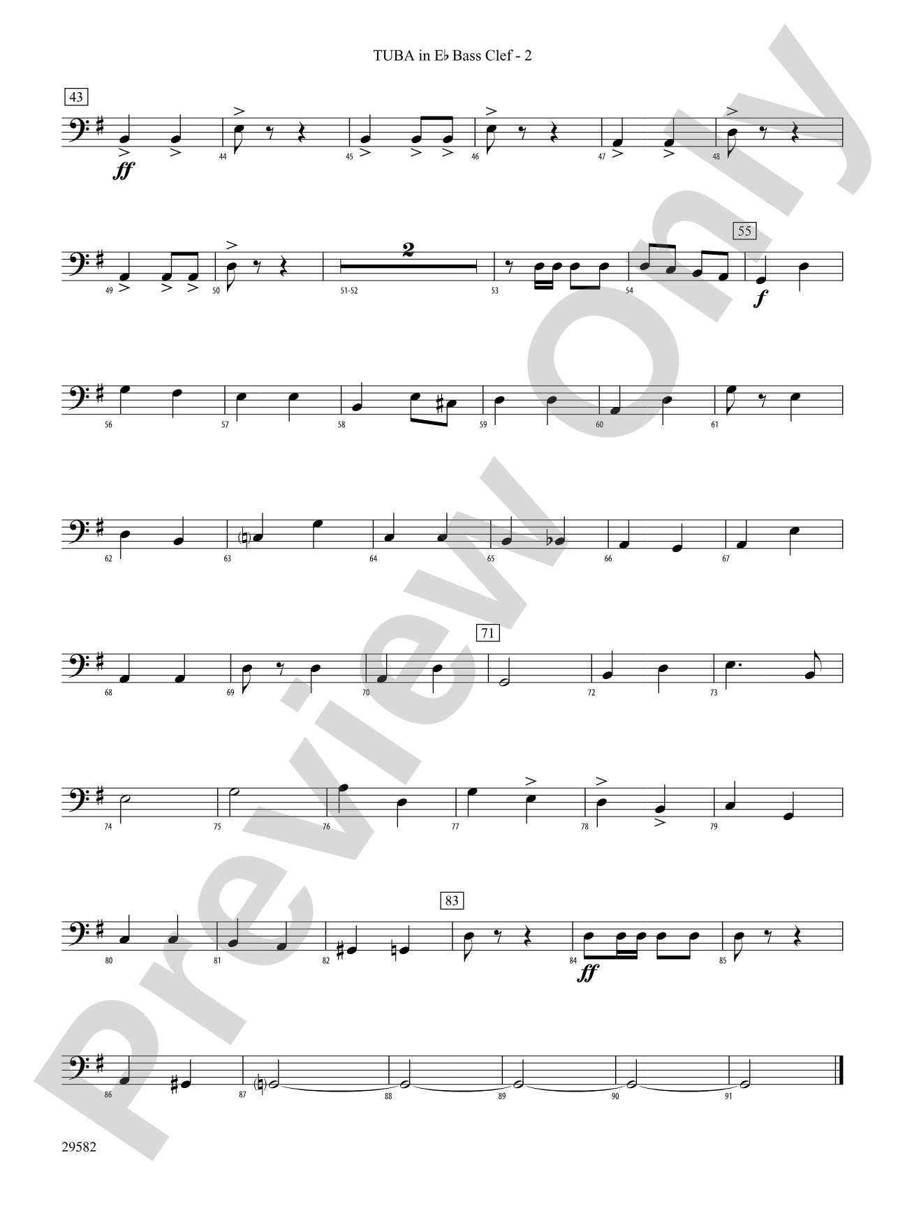 Anchors Aweigh: (wp) E-flat Tuba B.C.