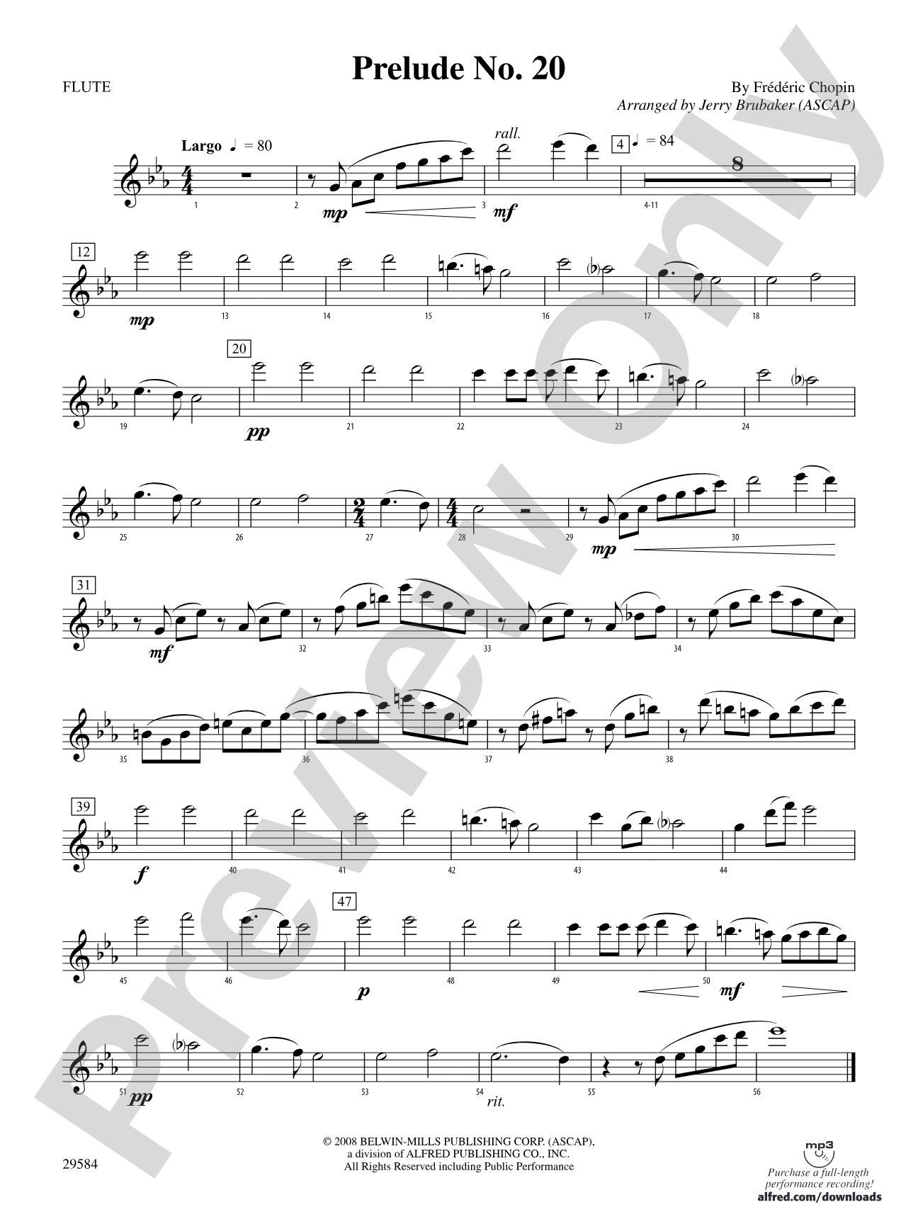 Prelude No. 20: Flute
