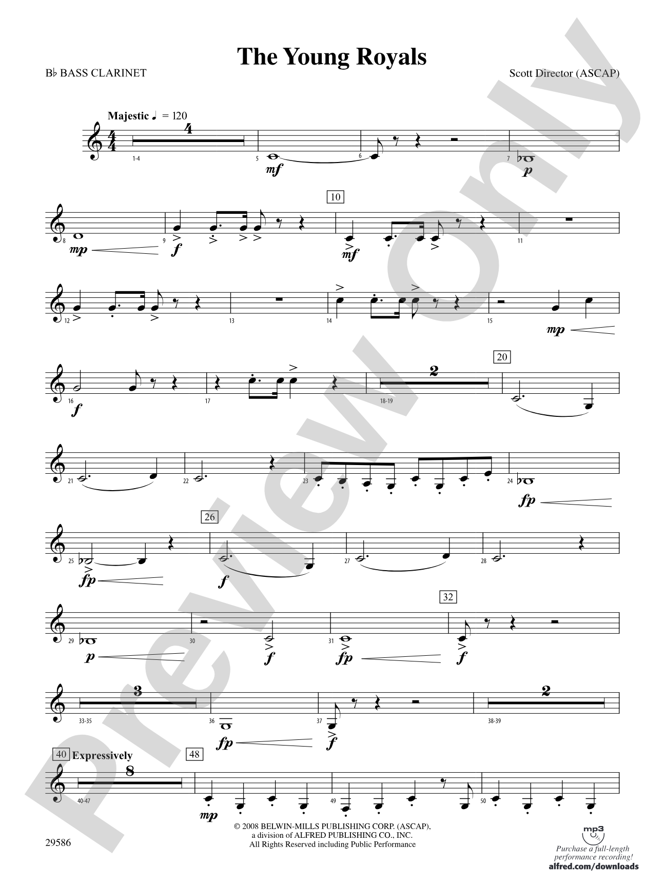The Young Royals: B-flat Bass Clarinet