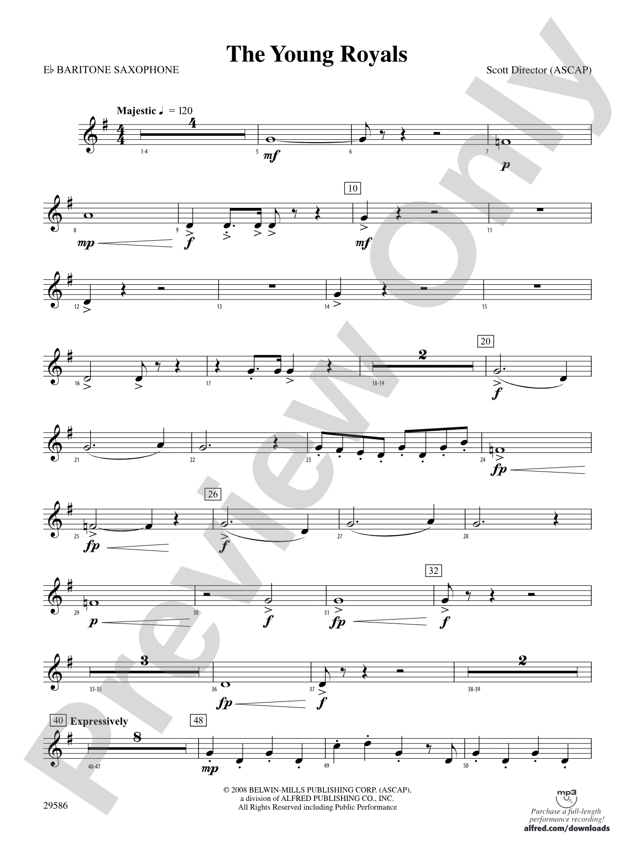 The Young Royals: E-flat Baritone Saxophone