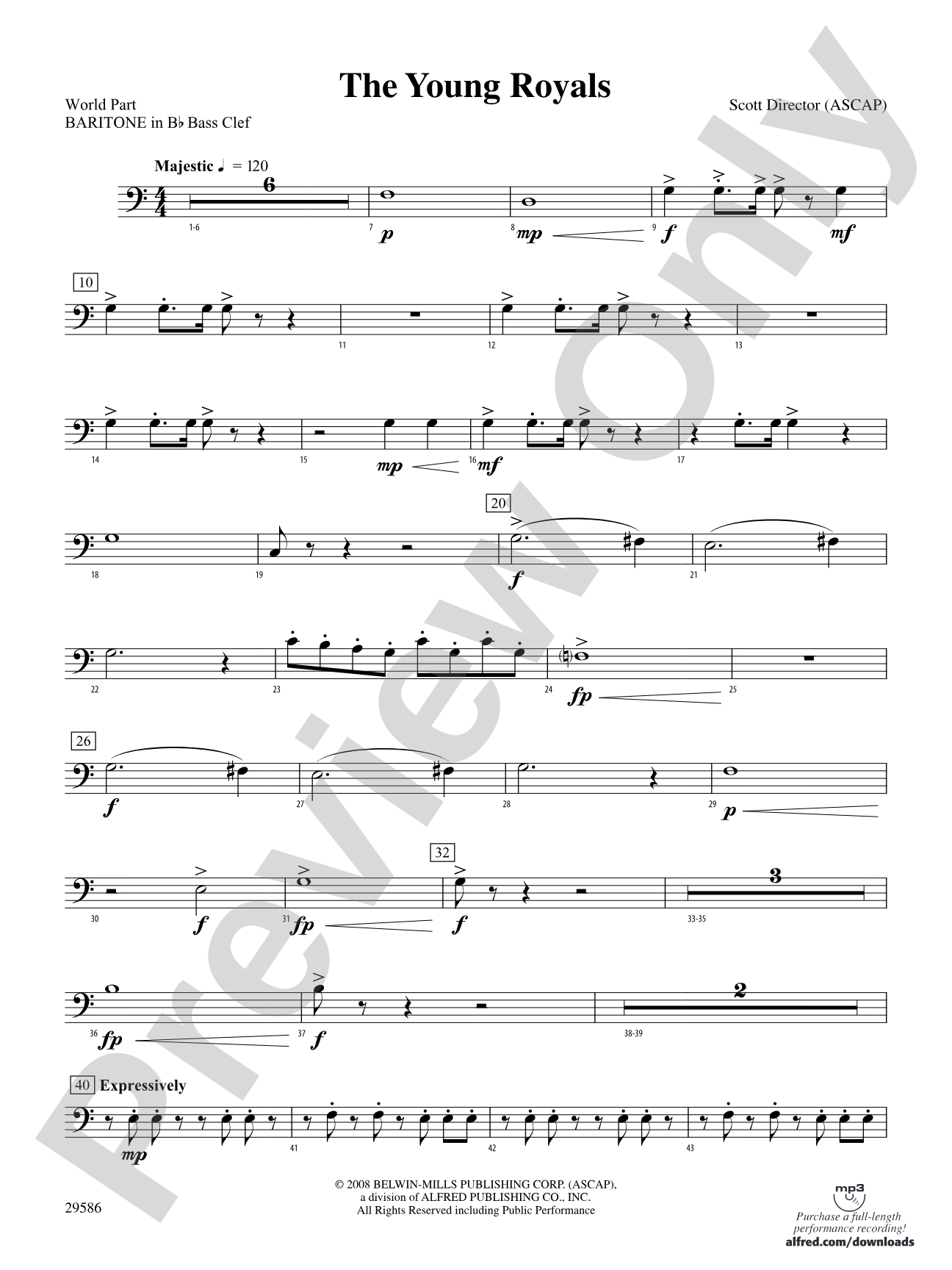 The Young Royals: (wp) B-flat Baritone B.C.