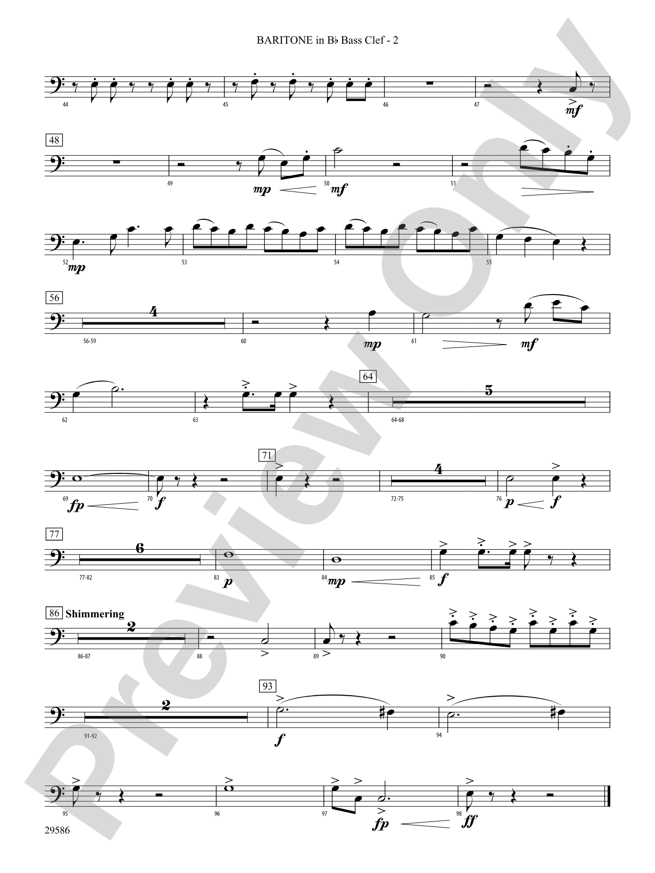 The Young Royals: (wp) B-flat Baritone B.C.