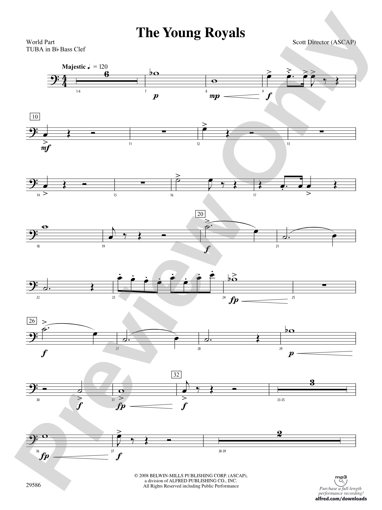 The Young Royals: (wp) B-flat Tuba B.C.