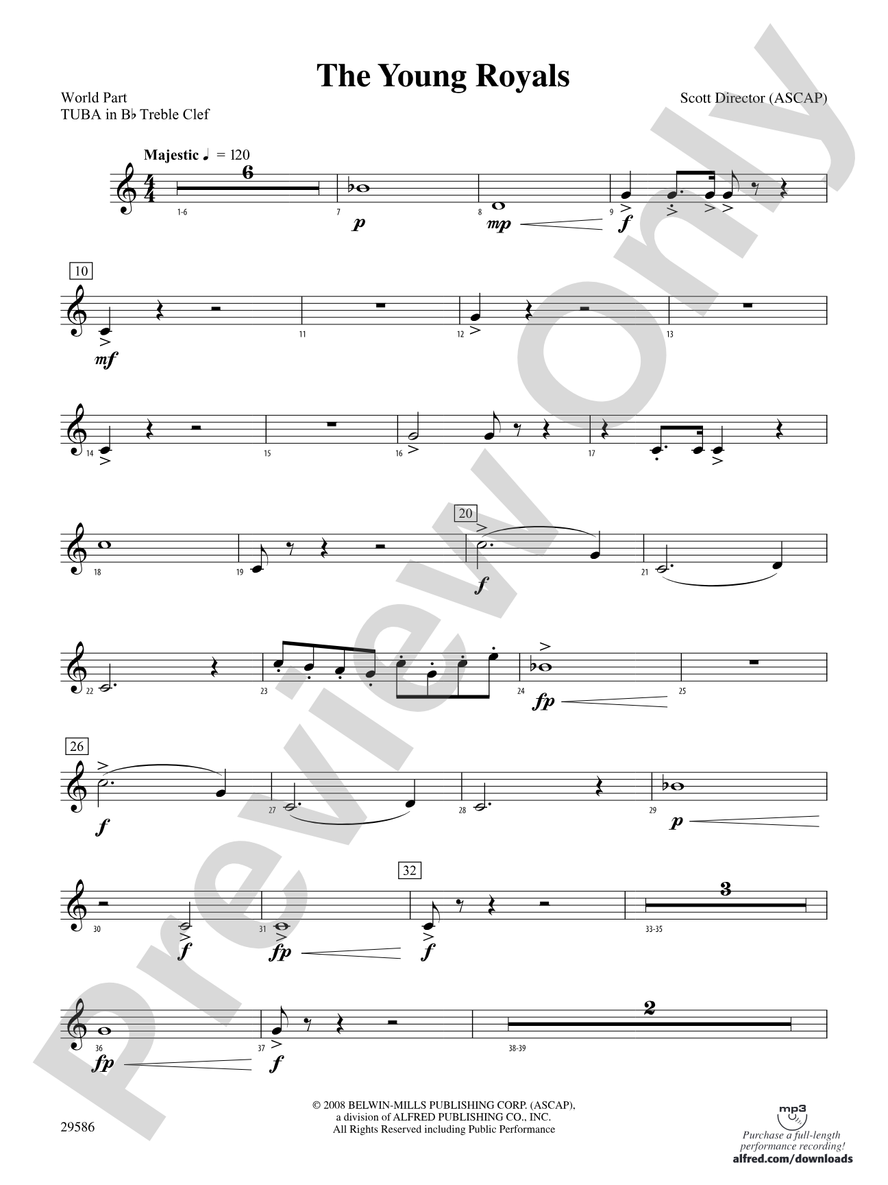 The Young Royals: (wp) B-flat Tuba T.C.