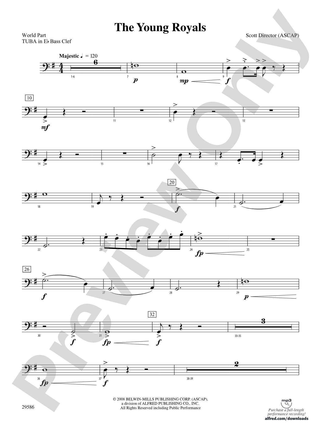 The Young Royals: (wp) E-flat Tuba B.C.