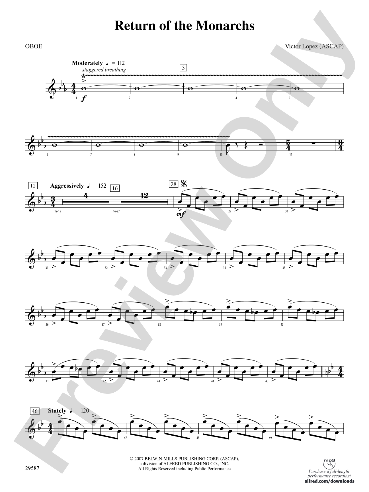 Return of the Monarchs: Oboe