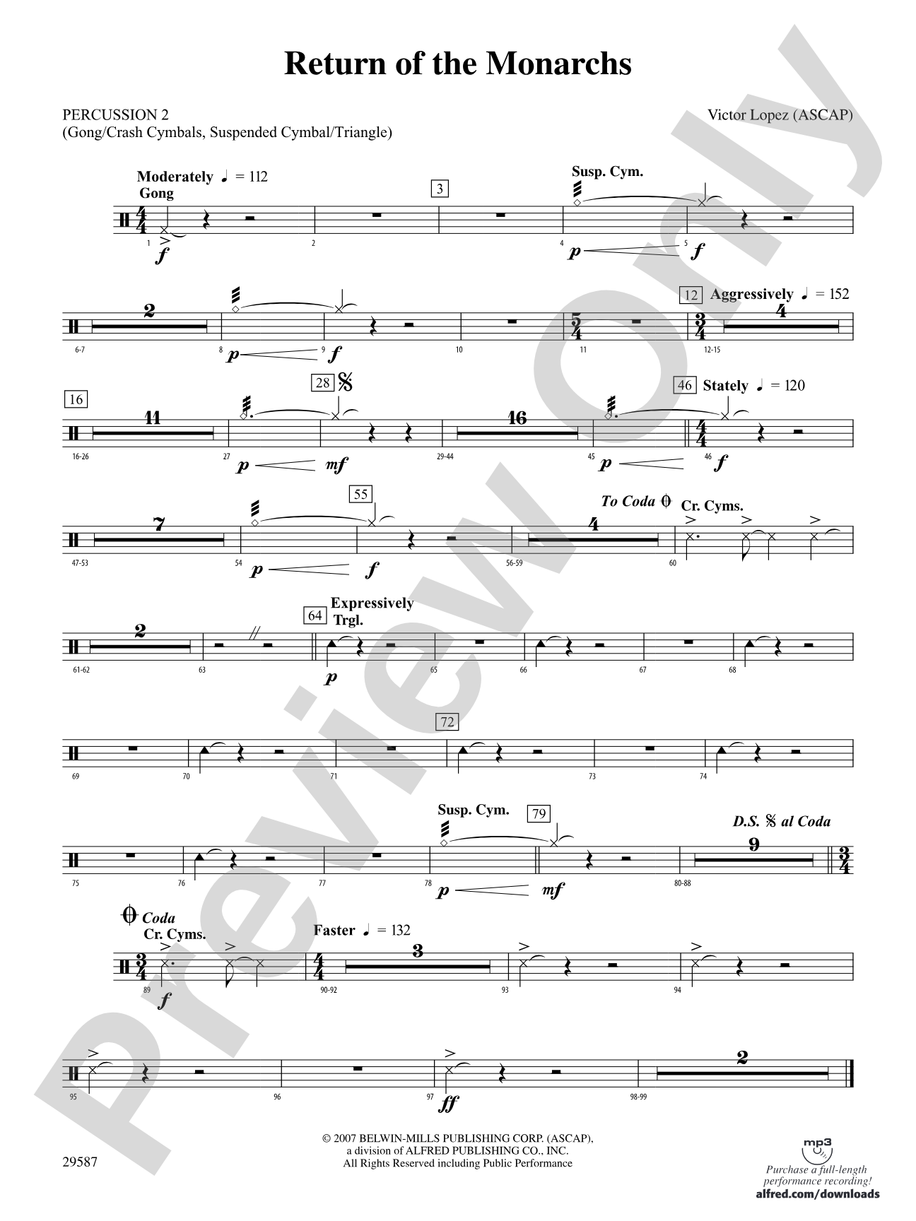 Return of the Monarchs: 2nd Percussion