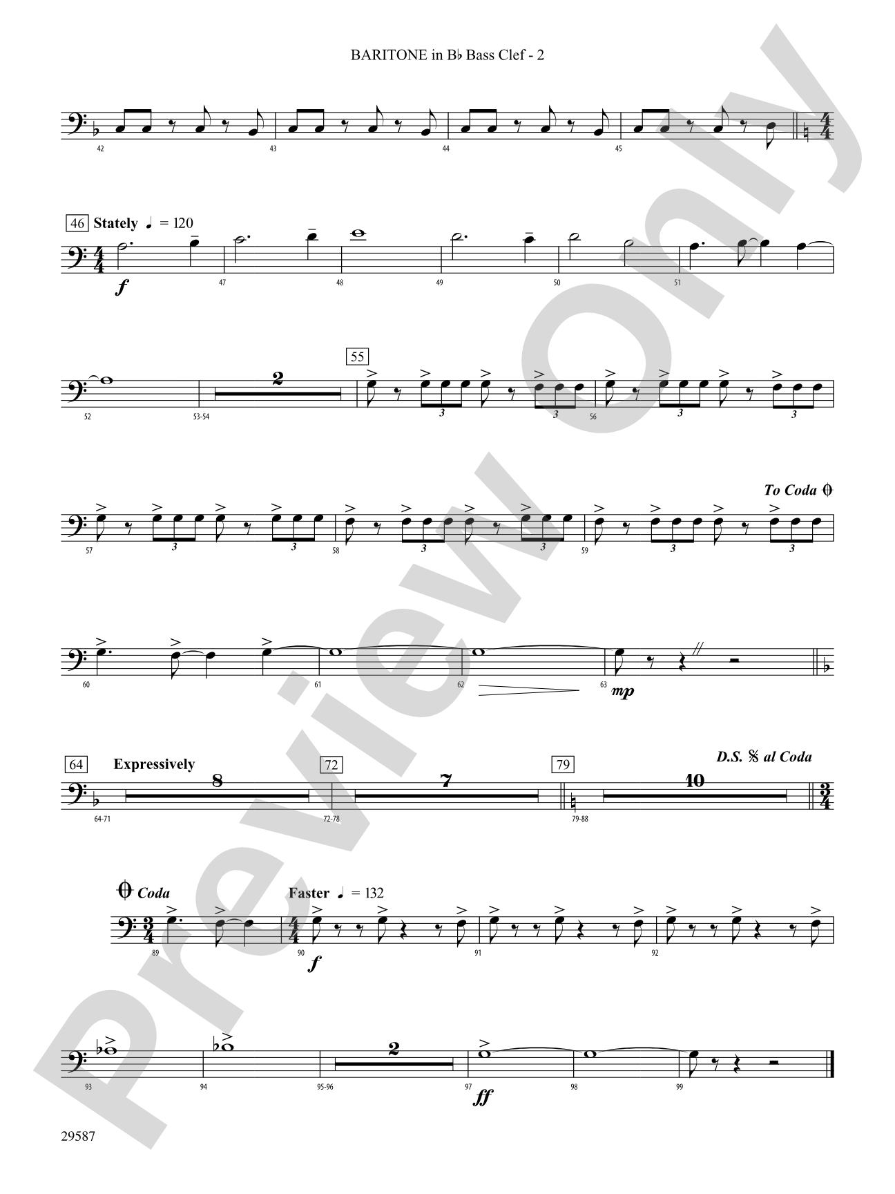 Return of the Monarchs: (wp) B-flat Baritone B.C.