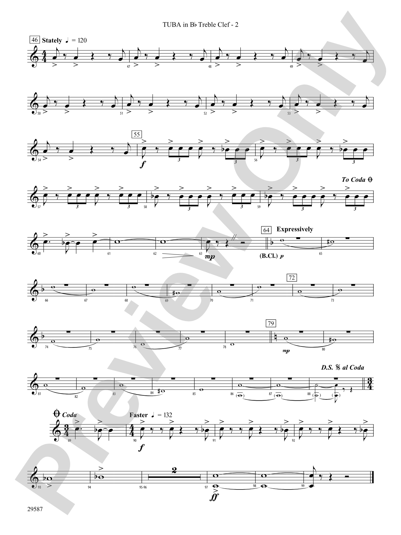 Return of the Monarchs: (wp) B-flat Tuba T.C.