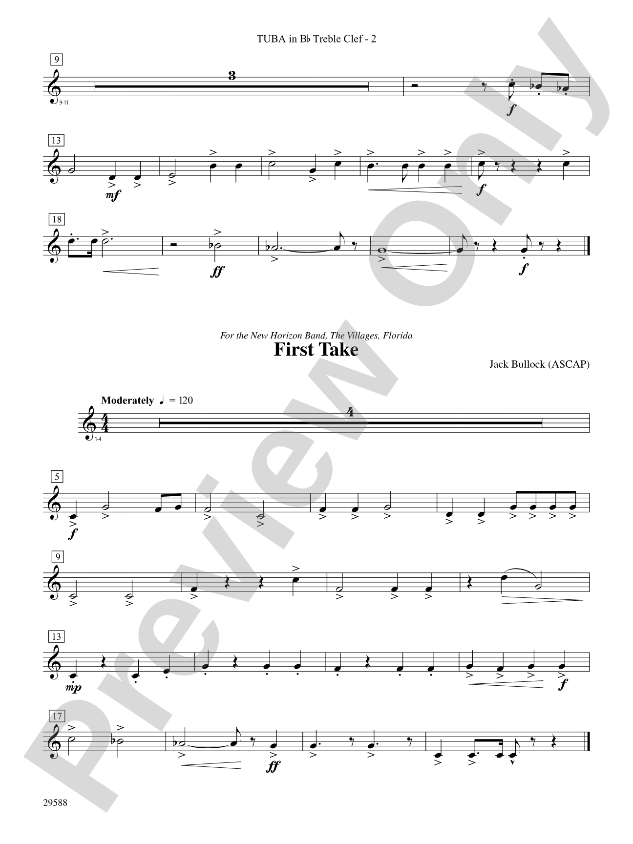 Three Concert Openers: (wp) B-flat Tuba T.C.
