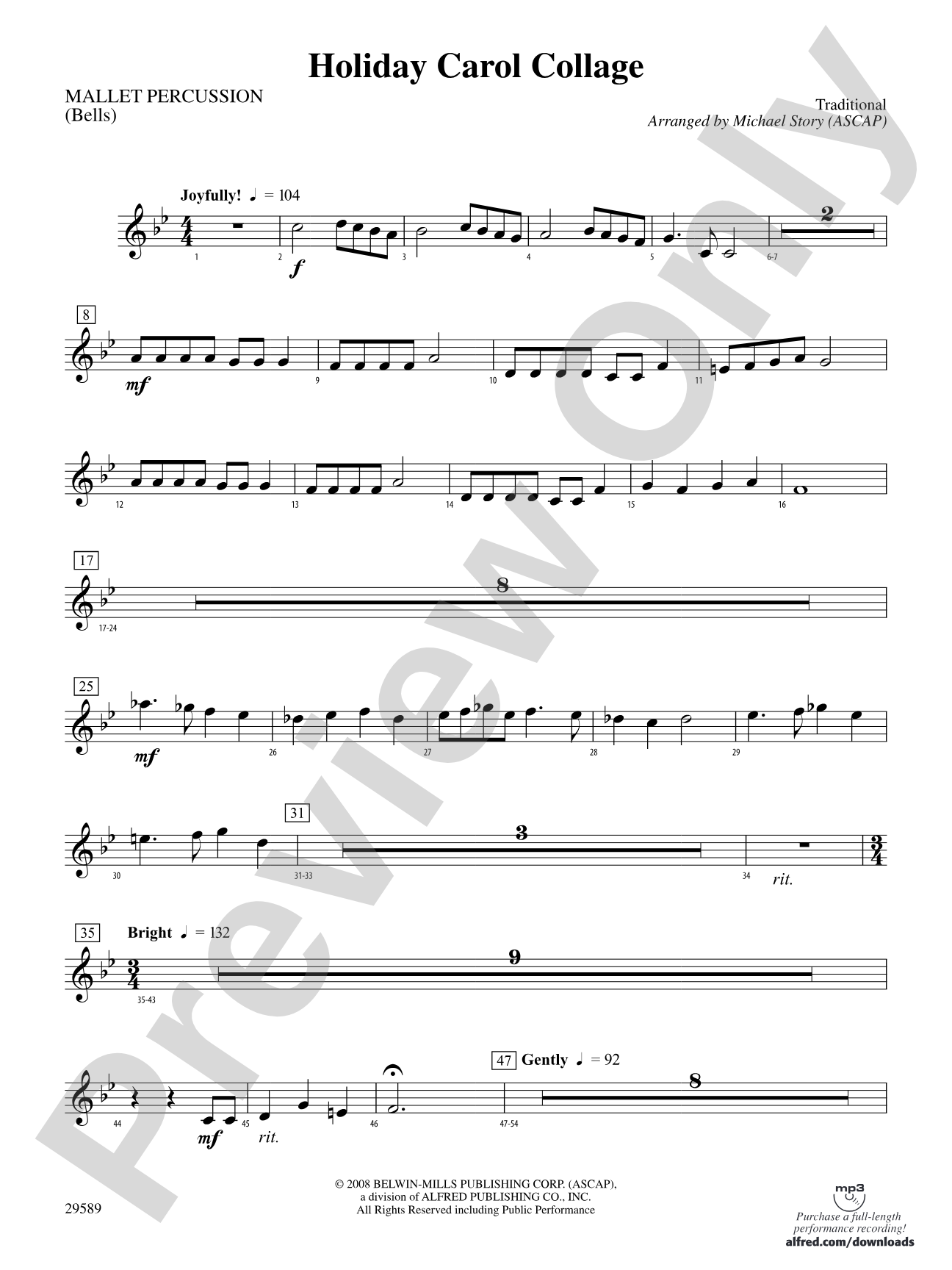 Holiday Carol Collage: Mallets
