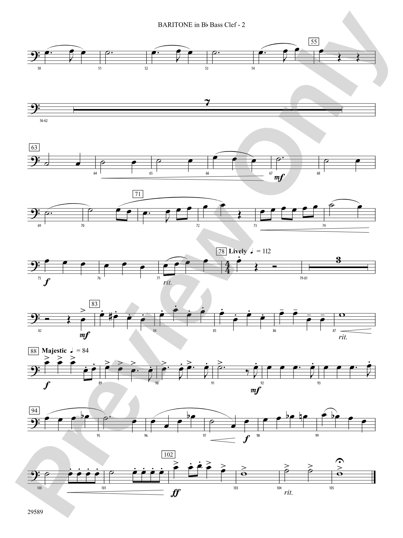 Holiday Carol Collage: (wp) B-flat Baritone B.C.