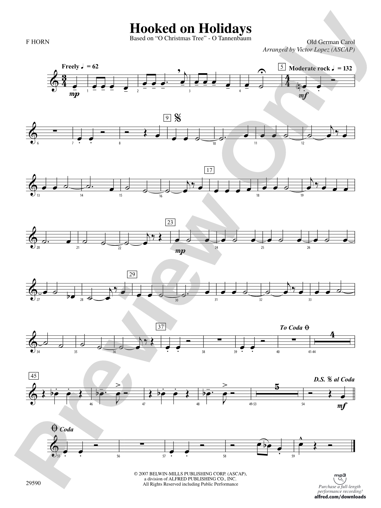 Hooked on Holidays: 1st F Horn