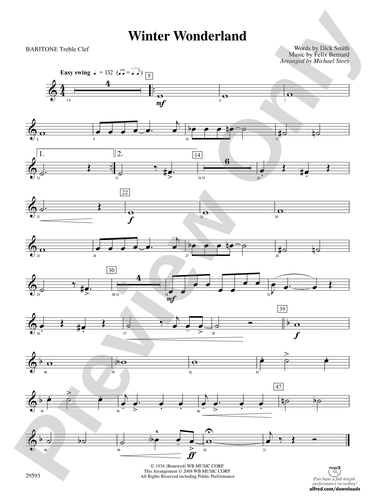 Winter Wonderland: Baritone T.C.